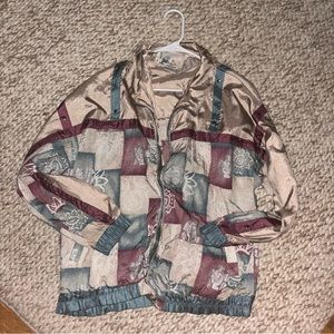 Vintage 90’s Patchwork Windbreaker